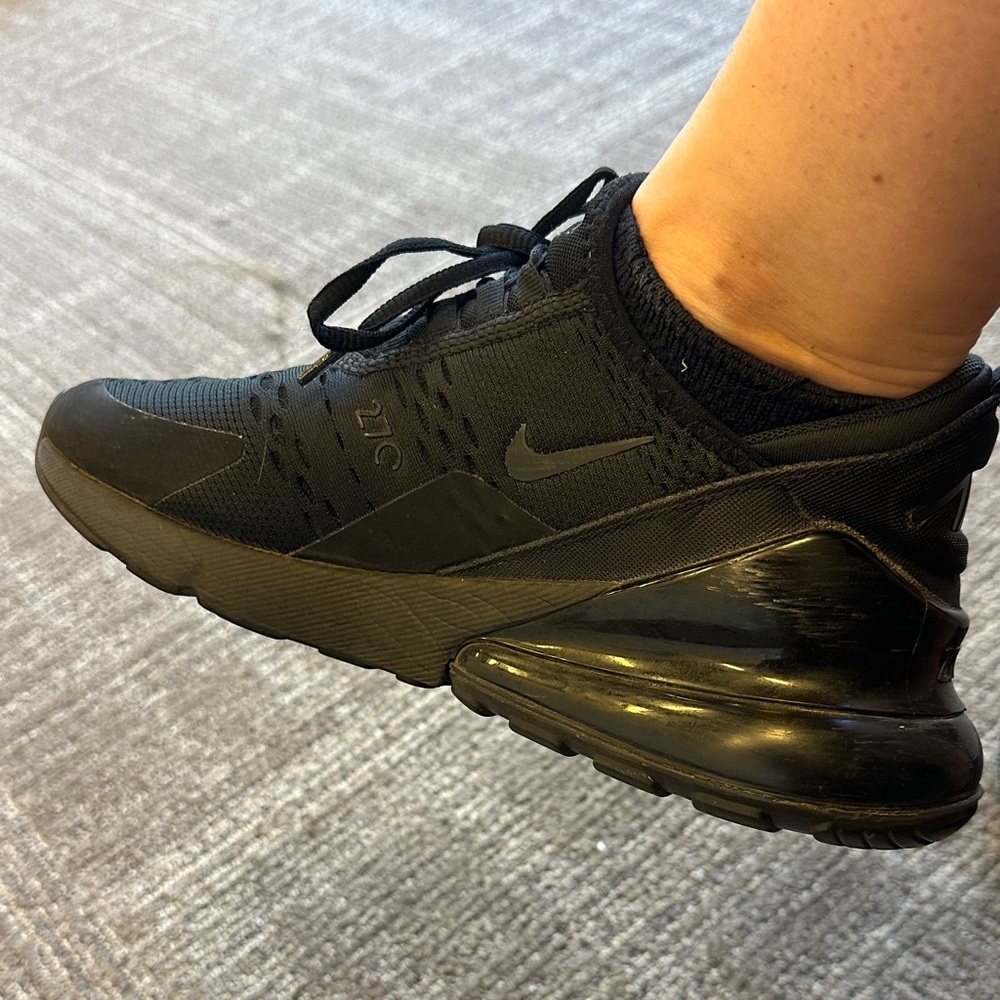 Nike Black Air Max Athletic Shoes